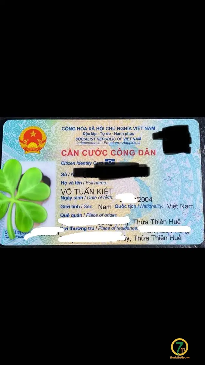 ‼️Huế : Tìm ví giấy tờ có tên Võ Tuấn Kiệt
