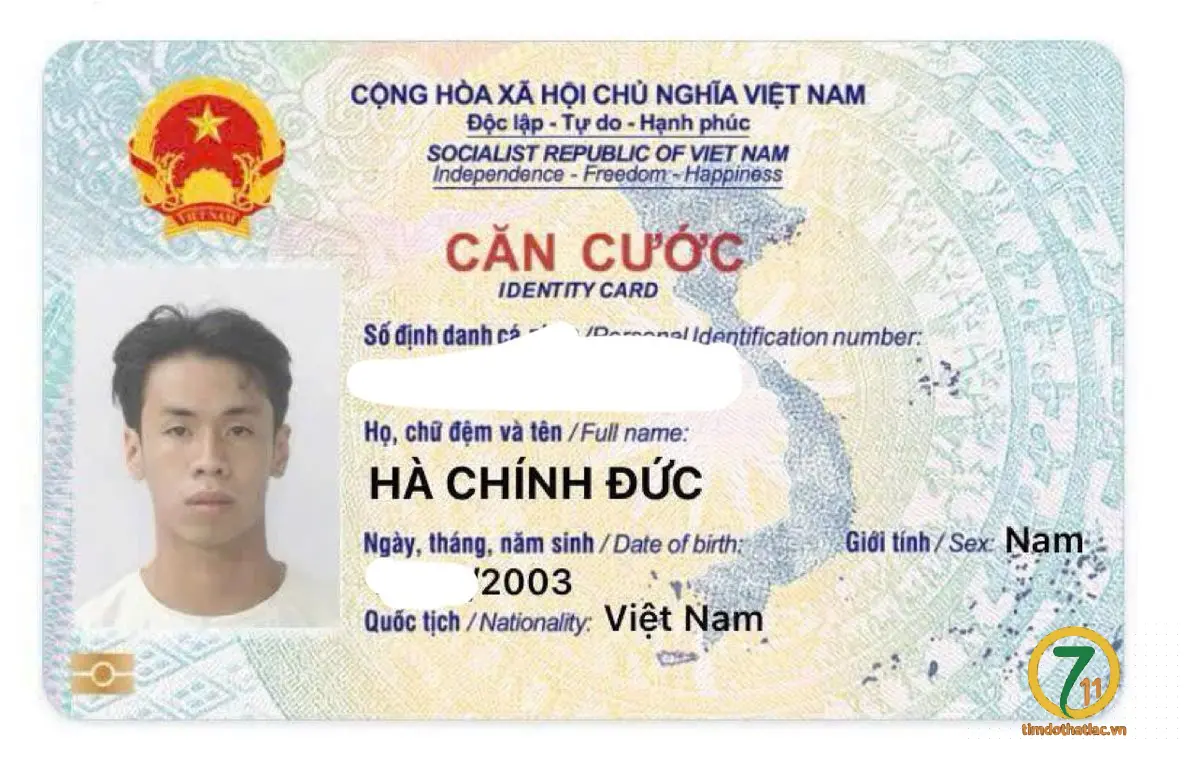🔊 TÌM VÍ GIẤY TỜ rơi ở TPHCM tên Hà Chính Đức 2003
