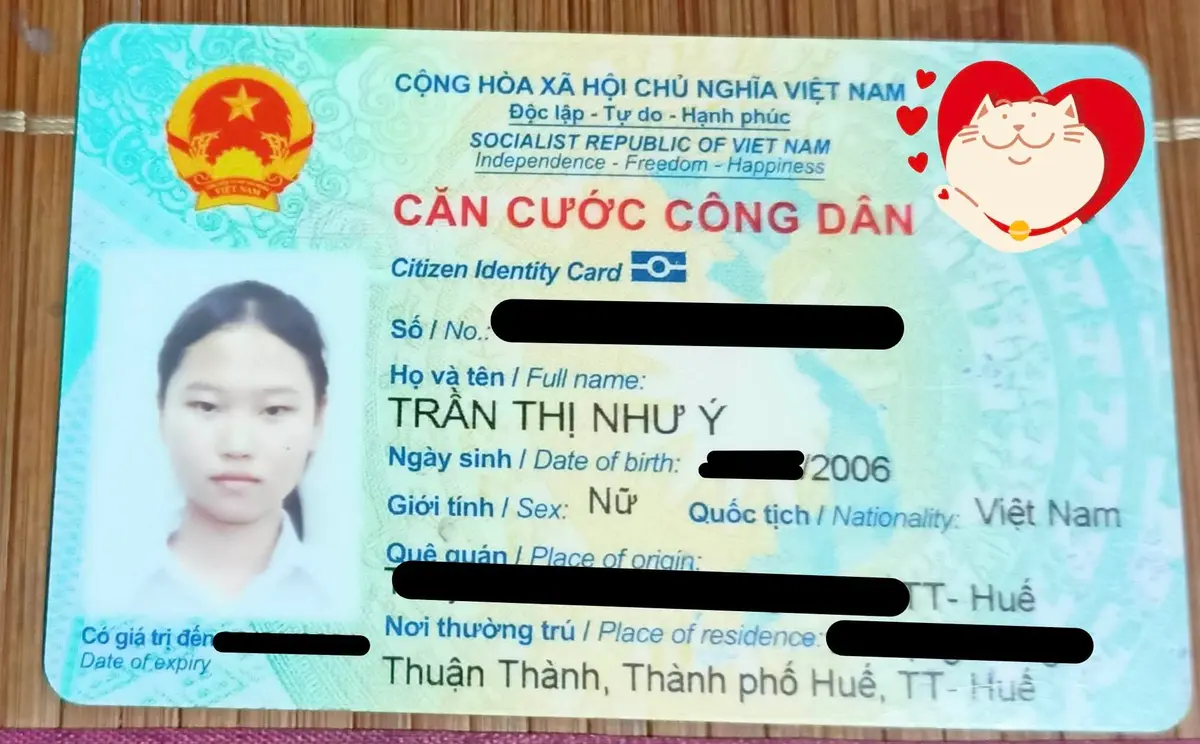 Rơi ví ở Huế tên Trần Thị Như Ý